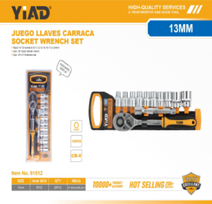 Picture of Socket Wrench Set 13mm 12 pcs