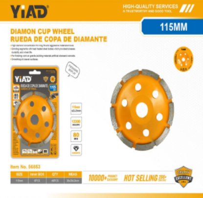 Picture of Diamond Cup Wheel - Single Edge - 115mm